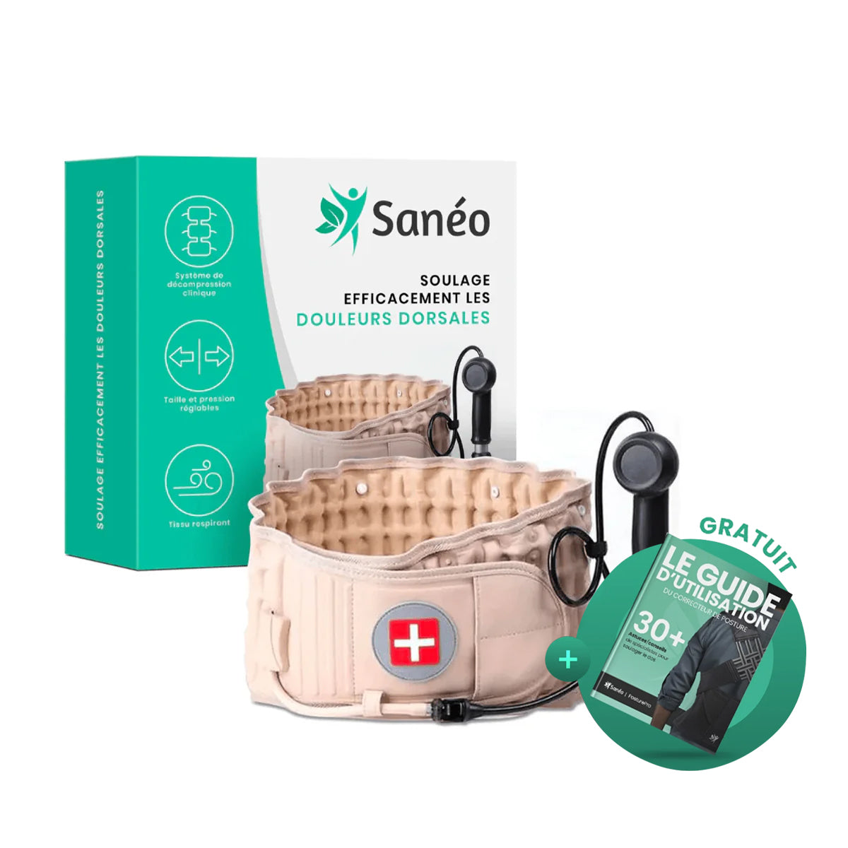 Ceinture de décompression Lomb'Air™｜Sanéo