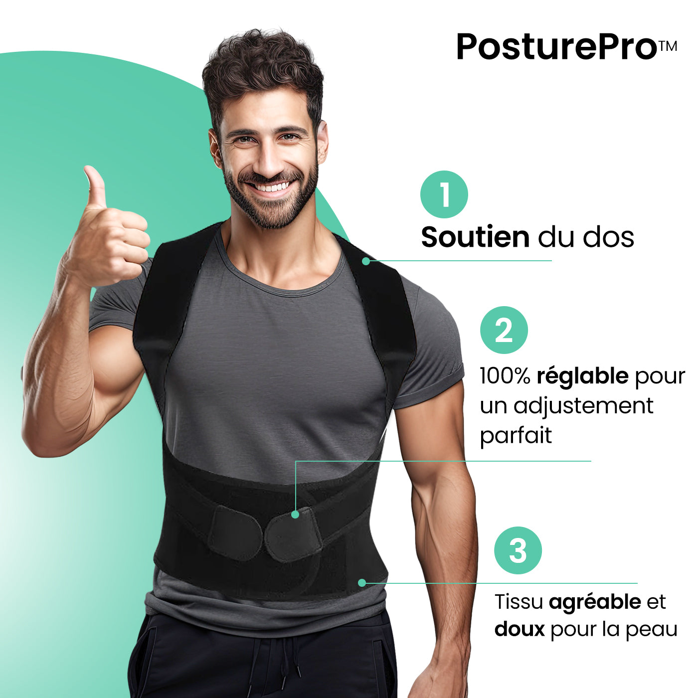 Correcteur de posture clearance pro